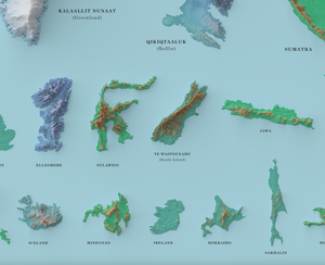 Hundred Largest Islands of the World